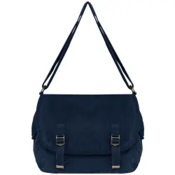 Eco-friendly washed effect messenger bag Lågt pris