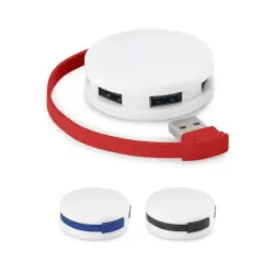 Billigare GARDNER. HUB med kabel och 4 USB-A-portar i ABS