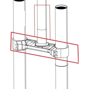 ROCKSHOX Boxxer D1+ 38mm Fork CSU Lower Crown Erbjudande
