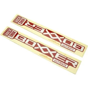 Sista chansen Dekalkit RockShox BoXXer Ultimate D1+ Metallic White Silver/Red