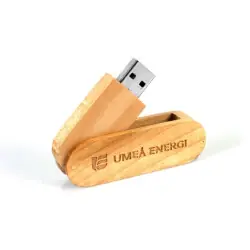 USB 2.0 Twister i trä - vikbar Köp online