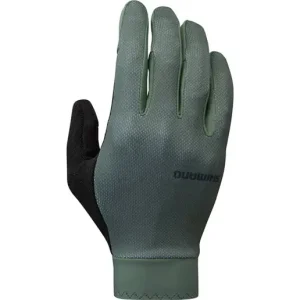 Snabb leverans Cykelhandskar Shimano Explorer FF Gel Olive
