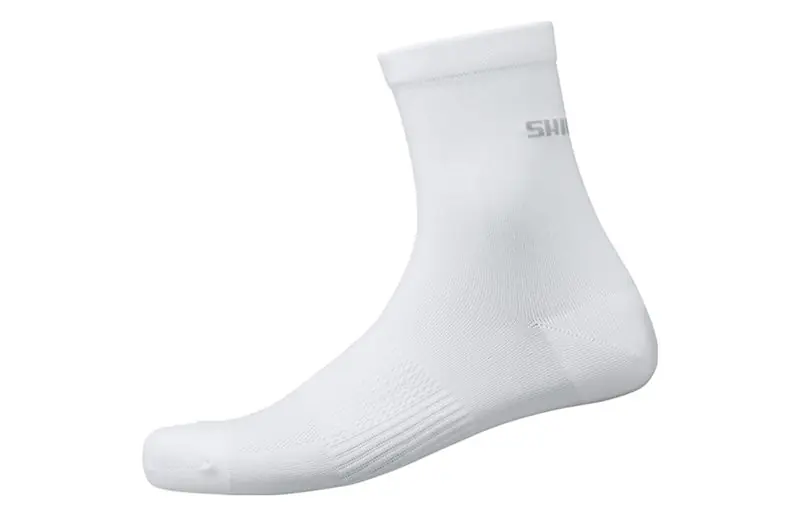 Cykelstrumpor Shimano Performance Mid Socks 3-Pairs White Billig