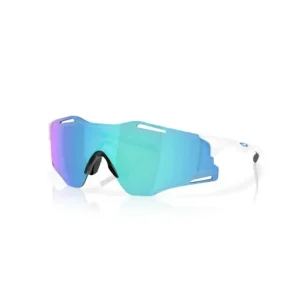 Rabatter Cykelglasögon Oakley CYBR Zero Polished White/Prizm Sapphire