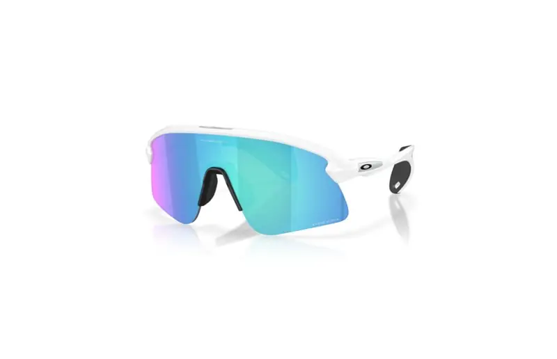 Cykelglasögon Oakley Stunt Devil S Matte White/Prizm Sapphire Extra rabatt