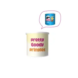 risnedsättning Pringles Salt & Vinäger