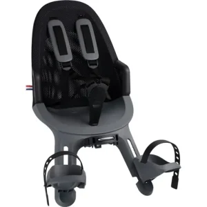Endast denna vecka Cykelbarnstol Qibbel Air Front med Styrfäste Sparkling Silver