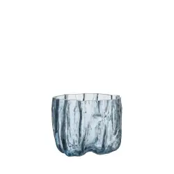 Kampanjpris Kosta Boda Crackle vas cirkulärt glas 175 mm