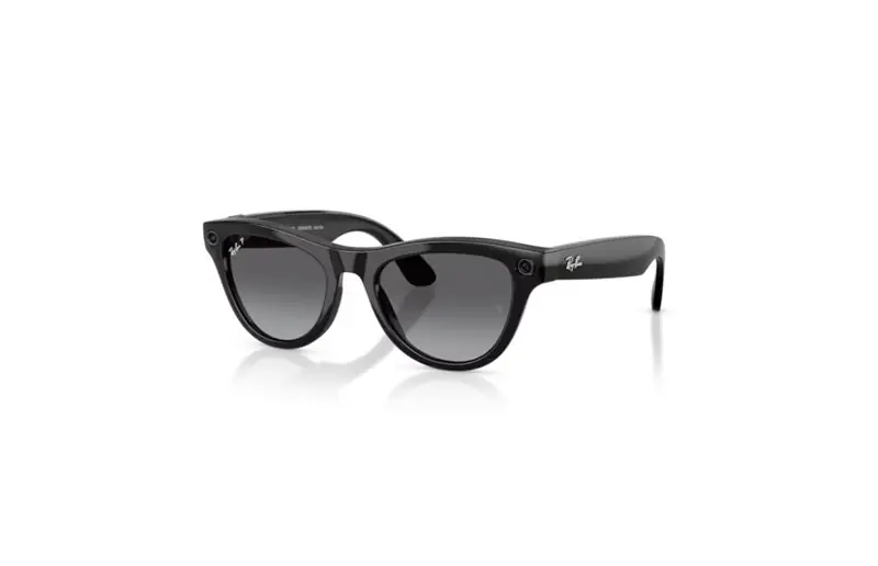 Kampanjpris Solglasögon Ray-Ban Meta AI Skyler Gen 2 Black-Graphite Polarized