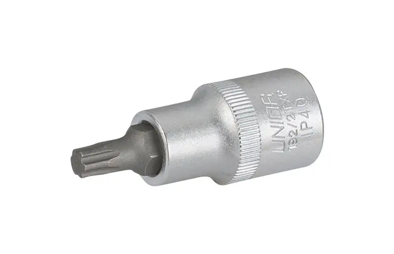 Sista chansen Hylsnyckel Unior Torx Bit 1/2" Drive TX40+