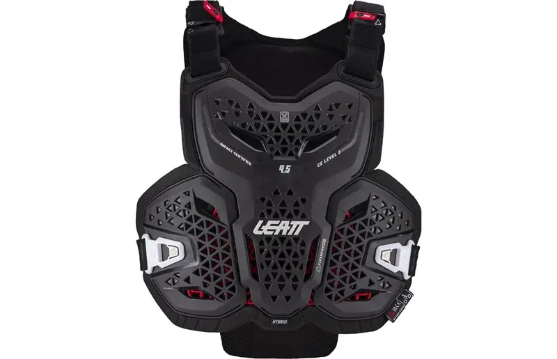 Ryggskydd Leatt Chest Protector 4.5 Hybrid Black Sista chansen