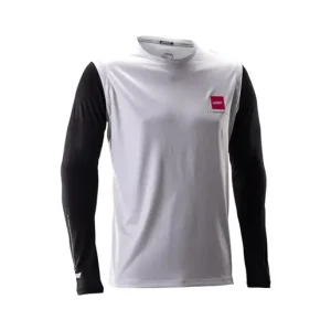 Trygg betalning Cykeltröja Leatt Jersey MTB Gravity 2.0 White