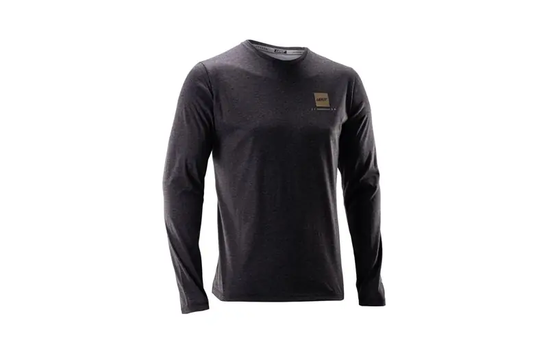 Rabatt Cykeltröja Leatt Jersey MTB Gravity 3.0 L/S Ghost Black