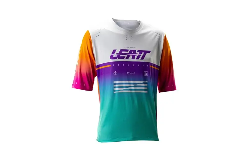 Cykeltröja Leatt Jersey MTB Gravity 4.0 Pinata Purple Nedsatt pris