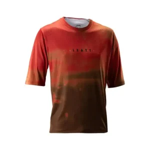 Säker betalning Cykeltröja Leatt Jersey MTB Gravity 4.0 Dusty Red