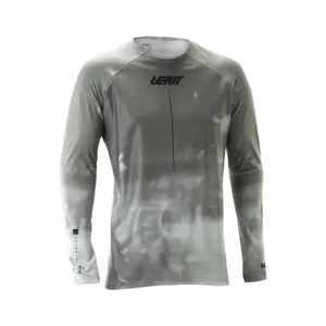 risnedsättning Cykeltröja Leatt Jersey MTB Gravity 5.0 Granite Gray