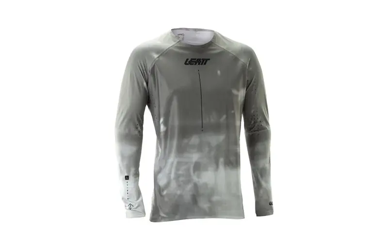 risnedsättning Cykeltröja Leatt Jersey MTB Gravity 5.0 Granite Gray