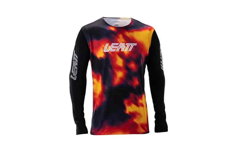 Cykeltröja Leatt Jersey MTB Gravity 8.0 Heatmap Red Endast denna vecka