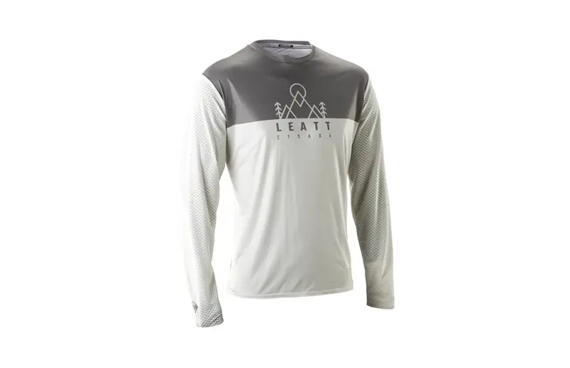 Extra rabatt Cykeltröja Leatt Jersey MTB Trail 3.0 L/S Cream White