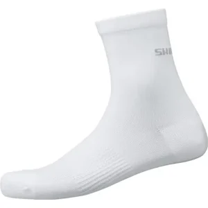 Cykelstrumpor Shimano Performance Mid Socks White Utförsäljning