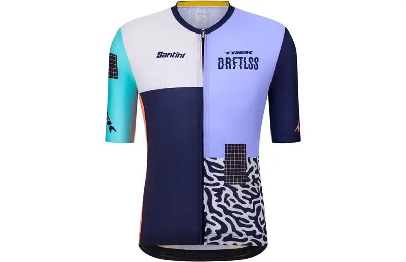 Cykeltröja Santini Trek Driftless Team Jersey Blue Köp online