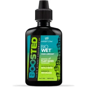 Kedjeolja Finish Line BOOSTED Bio Wet Chain Lube 60ml Expressleverans