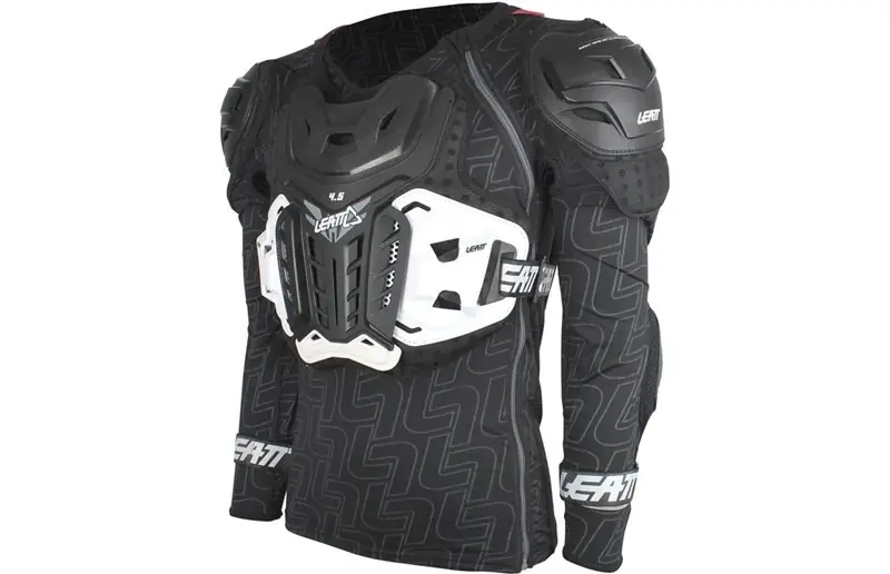 Endast idag Överkroppsskydd Leatt Body Protector 4.5 Black/White